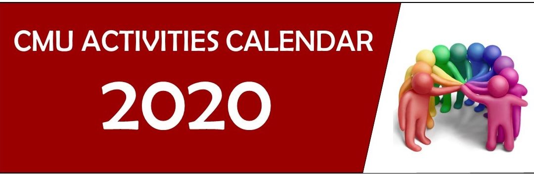 CMC Activities Calendar 2020