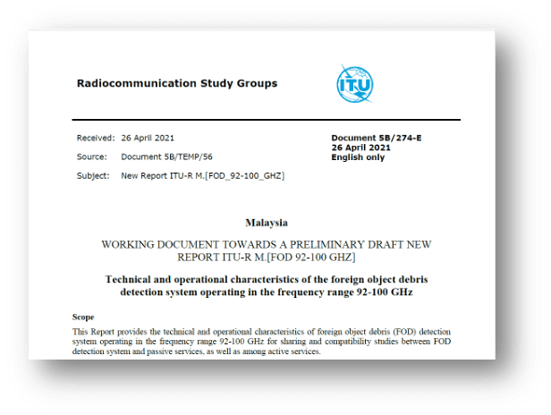 UTM Lecturers Represent Malaysia to ITU-R United Nation Meeting